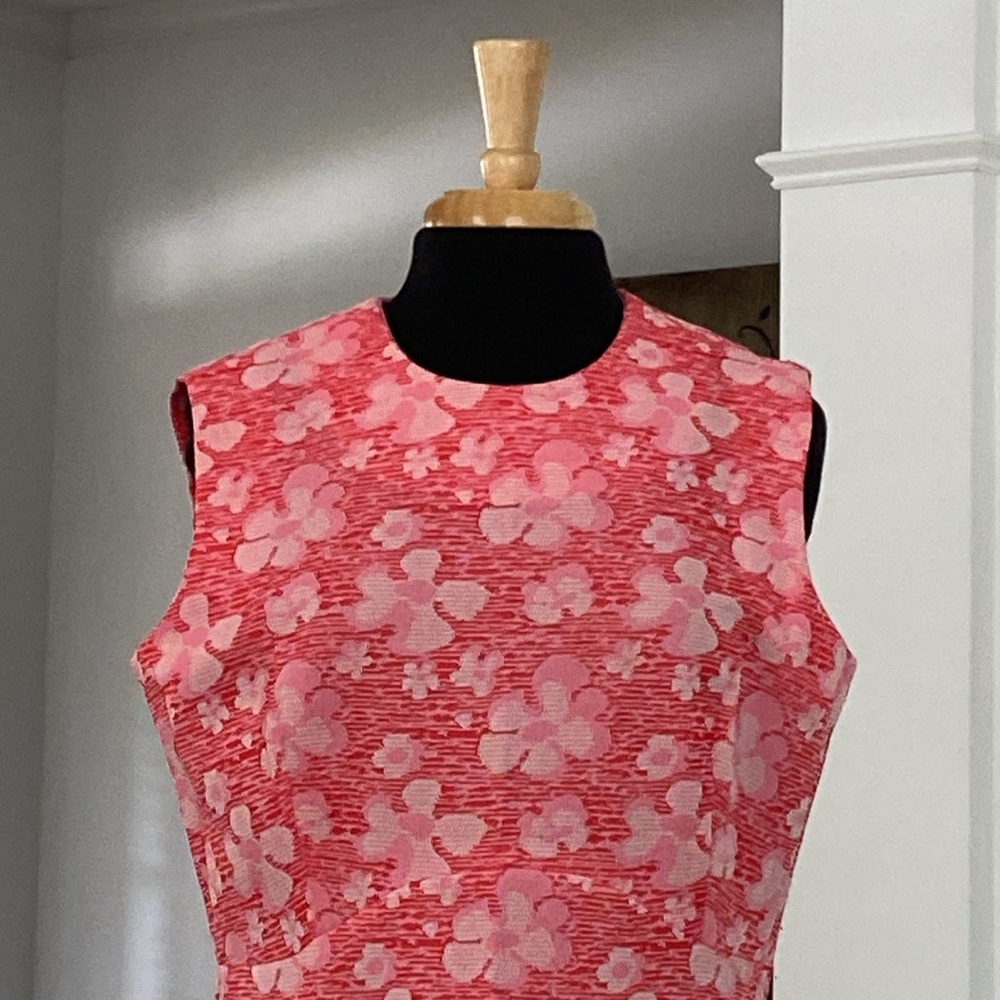 SALE- Floral Design Vintage Maxi Dress - Picture 2 of 7